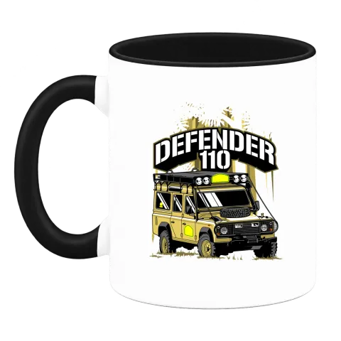 Defender 110 офроуд приключение върху Чаша — Черна