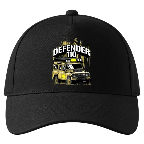 Defender 110 офроуд приключение върху Шапка — Черно