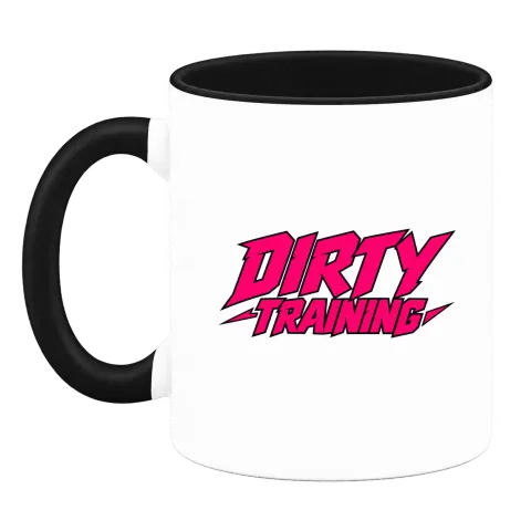 DIRTY TRAINING върху Чаша — Черна