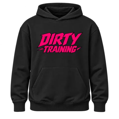 DIRTY TRAINING върху Худи — Черно