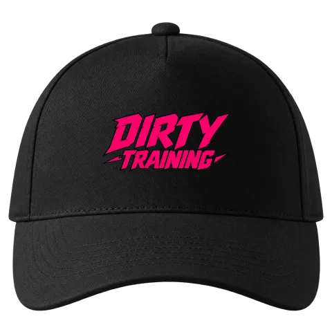 DIRTY TRAINING върху Шапка — Черно