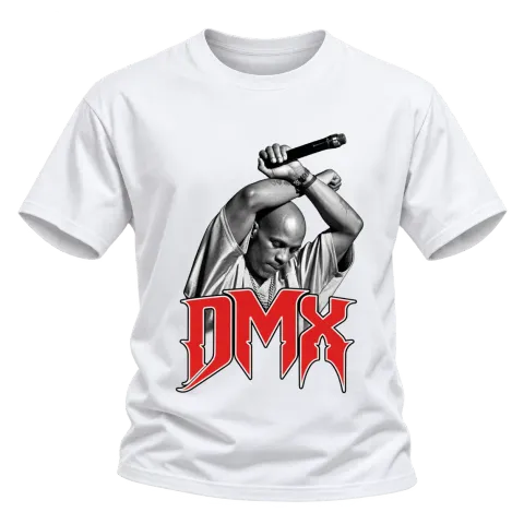 DMX върху Тениска — Бяло