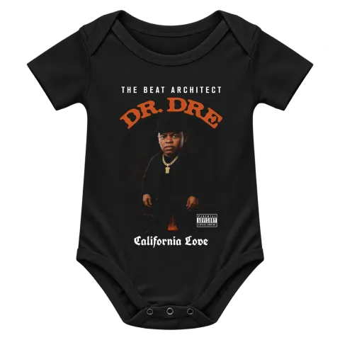Dr. Dre California Love върху Боди — Черно