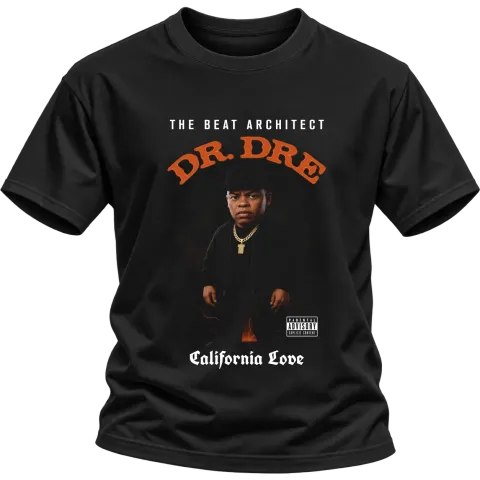 Dr. Dre California Love върху Тениска — Черно