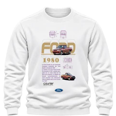 Ford Courier 1980 върху Блуза — Бяло