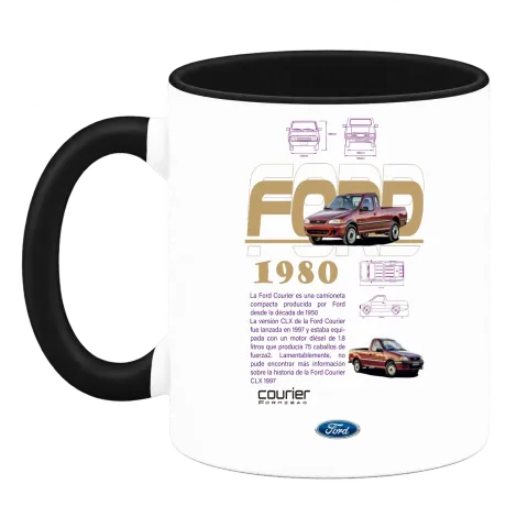 Ford Courier 1980 върху Чаша — Черна