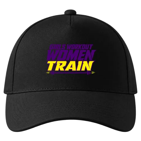 Girls Workout Women Train върху Шапка — Черно