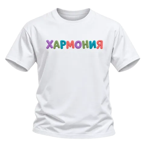 Хармония върху Тениска — Бяло