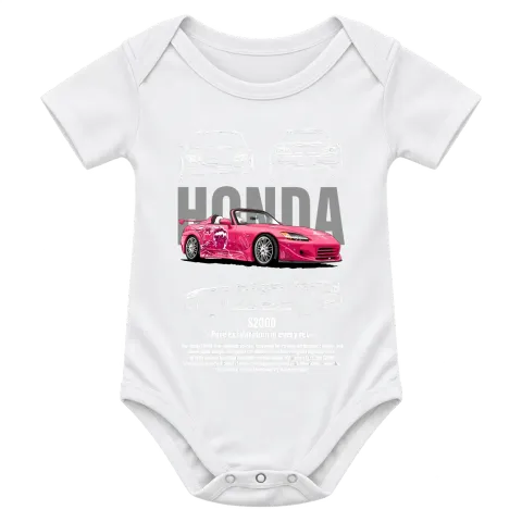 Honda S2000 в розово върху Боди — Бяло
