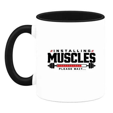 installing muscles please wait... върху Чаша — Черна