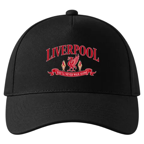 Ливърпул You'll Never Walk Alone върху Шапка — Черно