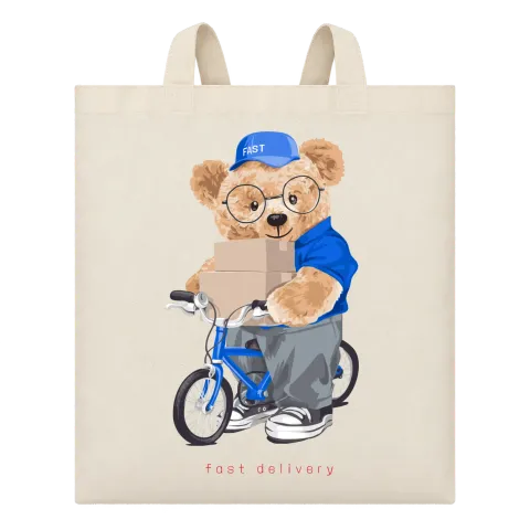 Мече fast delivery върху Чанта — Бежово