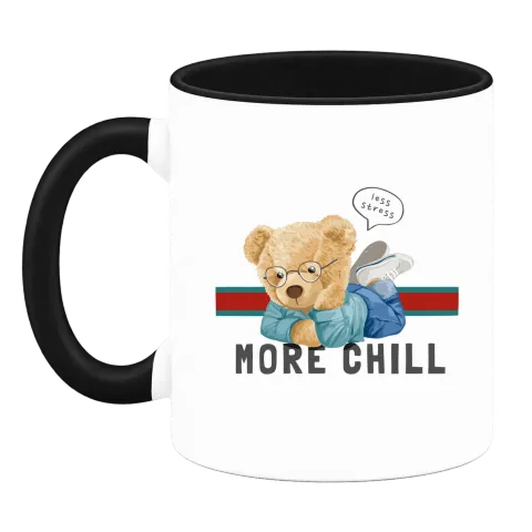 Мече More Chill върху Чаша — Черна