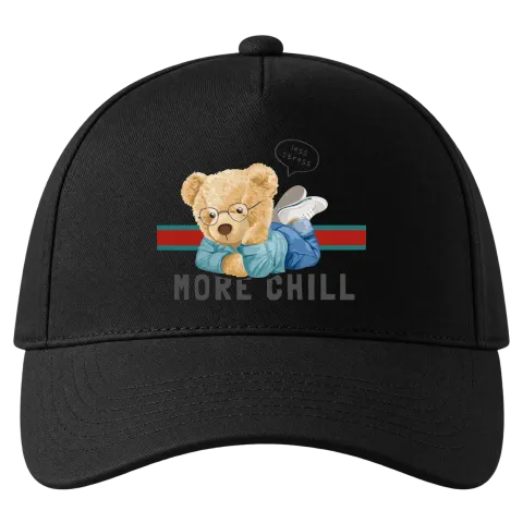 Мече More Chill върху Шапка — Черно