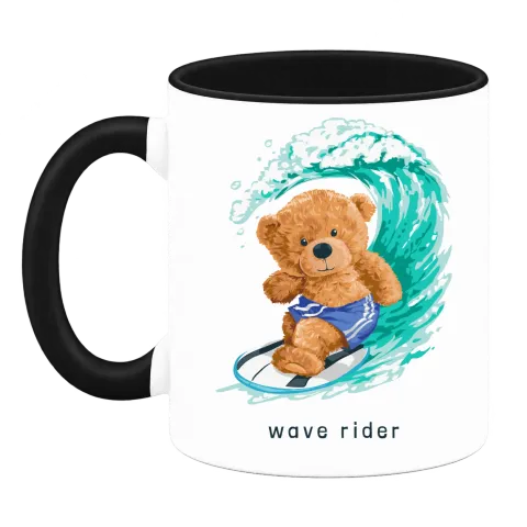 Мече Wave Rider върху Чаша — Черна