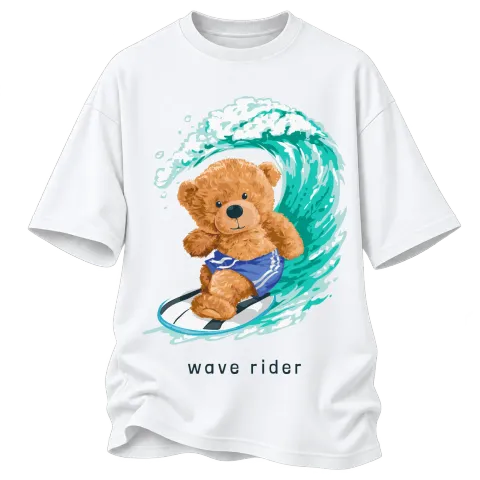 Мече Wave Rider върху Овърсайз — Бяло