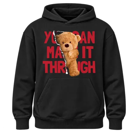 Мече You Can Make It Through върху Худи — Черно