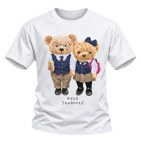 Мечета Good Students върху Тениска — Бяло
