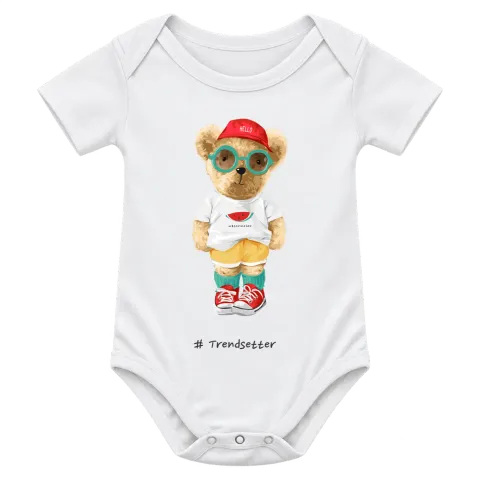 Мечо trendsetter върху Боди — Бяло