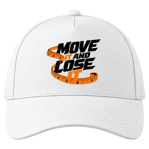 move it and lose върху Шапка — Бяло