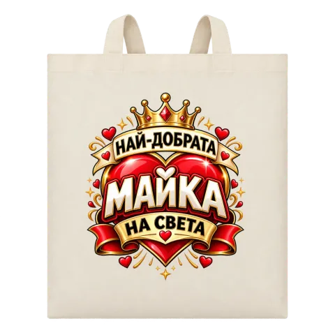 Най-добрата майка на света върху Чанта — Бежово