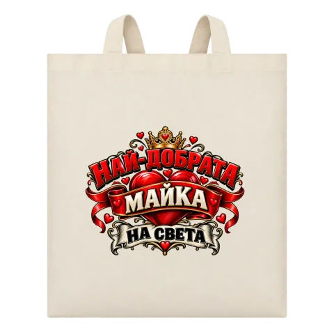 Най-добрата майка на света3 върху Чанта — Бежово