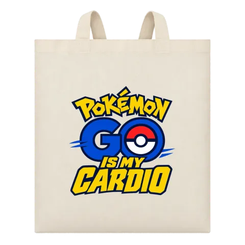 Pokémon GO е моето кардио върху Чанта — Бежово