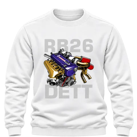 RB26 Built върху Блуза — Бяло
