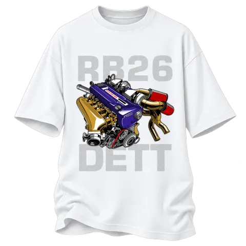 RB26 Built върху Овърсайз — Бяло