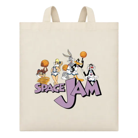 Space Jam баскетбол върху Чанта — Бежово