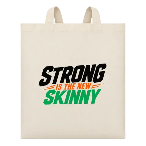 Strong Is the New Skinny върху Чанта — Бежово