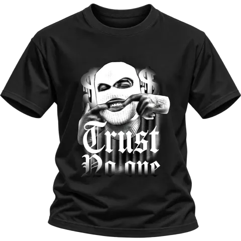 Trust No One върху Тениска — Черно