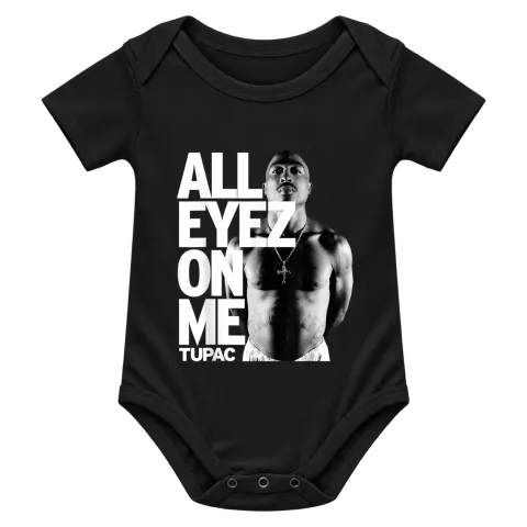 Tupac 2Pac All Eyes on Me върху Боди — Черно