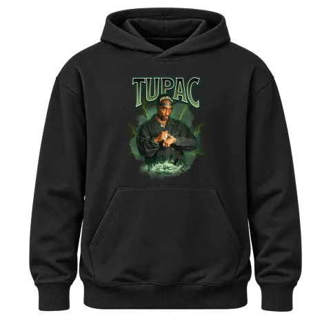 Tupac 2Pac Thug Life върху Худи — Черно