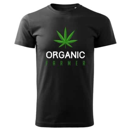 0708 Cannabis Funny Organic Farmer Weed THC 420 Marijuana Gift T-Shirt