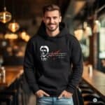 Мъжко Basic Essential Hoody Васил Левски черно