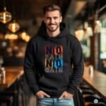 Мъжко Basic Essential Hoody Васил Левски отпред