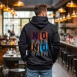 Мъжко Basic Essential Hoody Васил Левски отзад