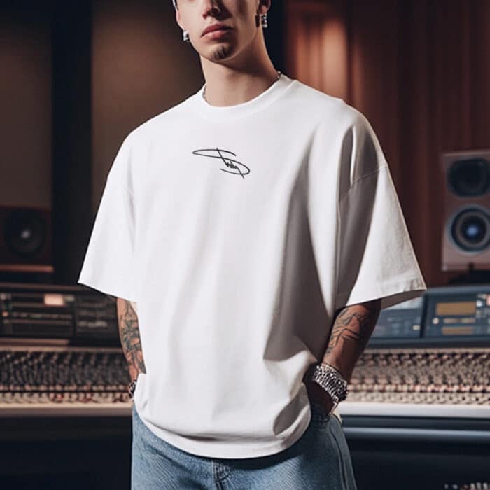 Мъжка Тениска Eminem Lose Yourself Notes бяла отпред