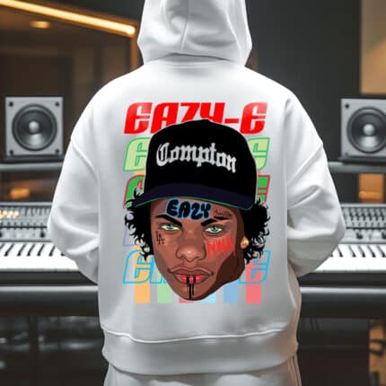Бяло Худи Eazy E